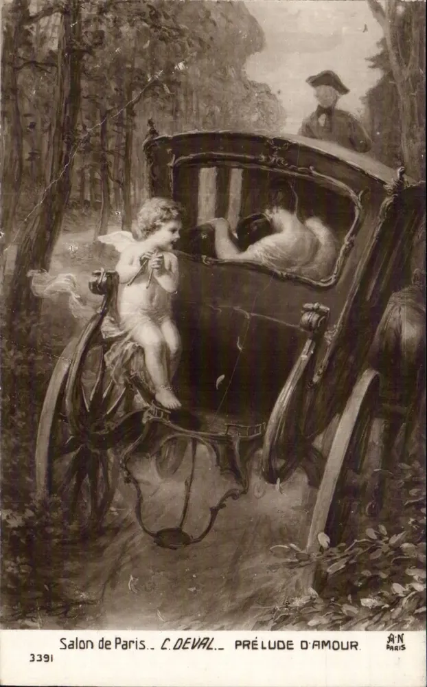 Vorspiel der Liebe — C. Deval — Salon von Paris — n° 3391 - Vorderseite