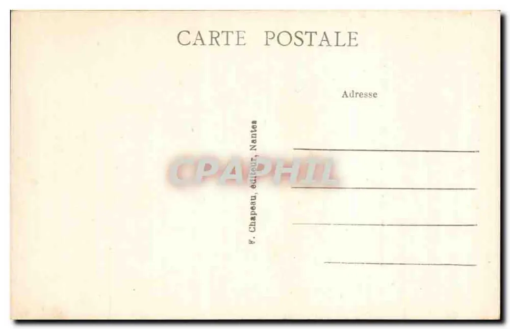 Anne de Rohan-Chabot, Prinzessin von Soubise — Kupferstich — G. Chapeau, Verleger, Nantes, n° 234 - Rückseite