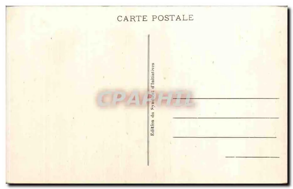 Junges Balzac — Reproduktion einer Sepia-Zeichnung, zugeschrieben Achille Devéria, datiert um 1822 — Edition des Syndicat d'Initiatives - Rückseite