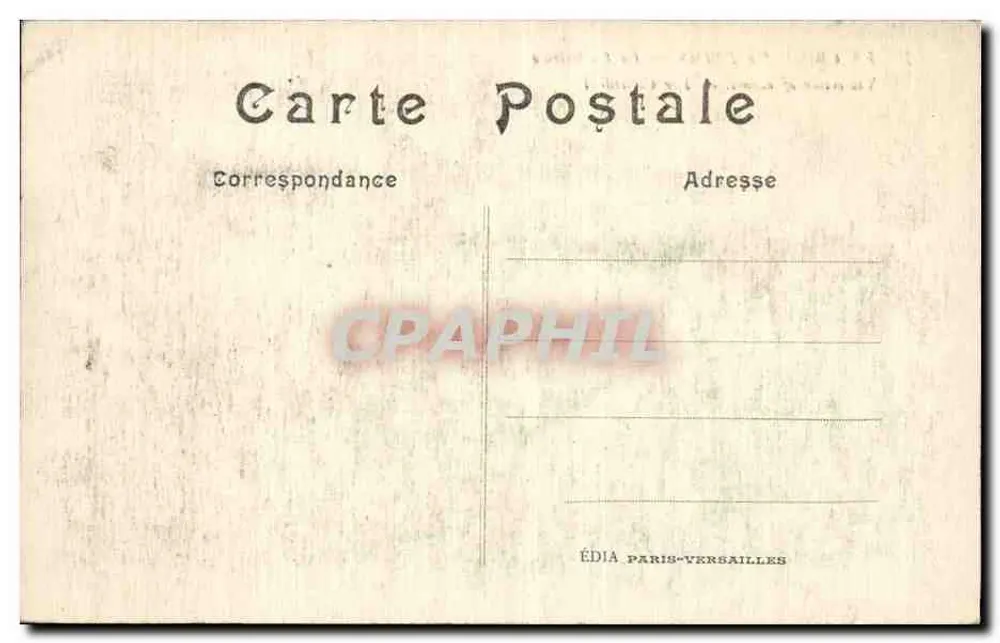 Reims — Cathédrale détruite après le bombardement de 1914 — ÉDIA Paris-Versailles n°77 - Verso