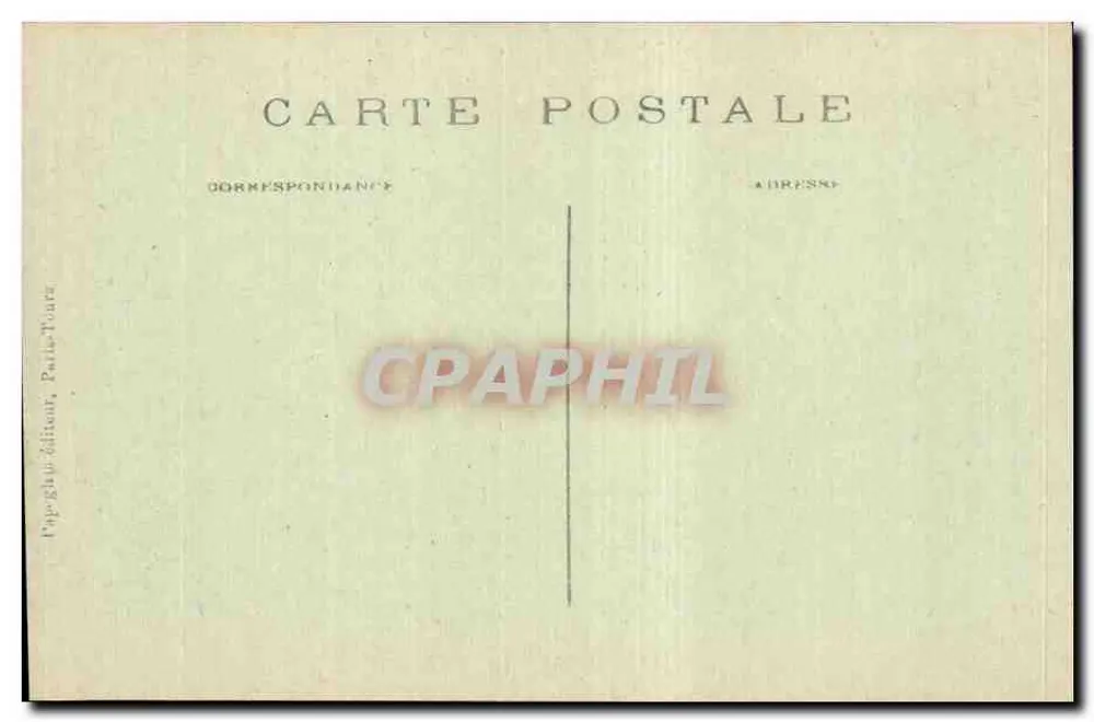 PARIS — Ansicht vom 4. Juli 1918 — Französische Truppen marschieren auf der Avenue des Champs-Élysées — A.P. - Rückseite