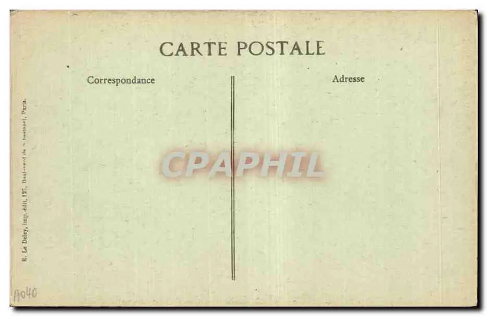 Übersicht vom 14. Juli 1917 — Boulevard Saint-Michel — B.D. (Verlag) - Rückseite
