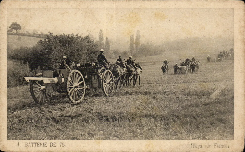 Batterie de 75 — Pays de France — édition 'Pays de France' - Frente