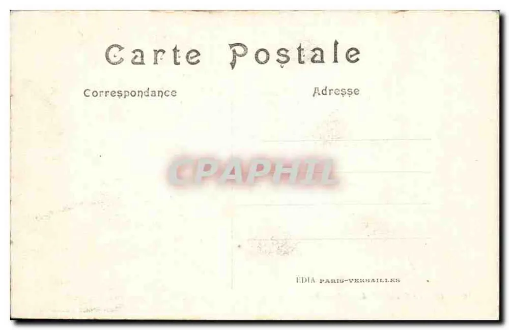 Krieg 1914 — Verdientes Ruhen — ÉDIA Paris-Versailles - Rückseite