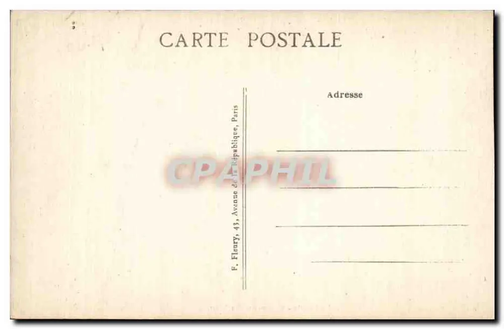 A Cripta - Ossos dos Mártires — F. Fleury, Paris - Verso