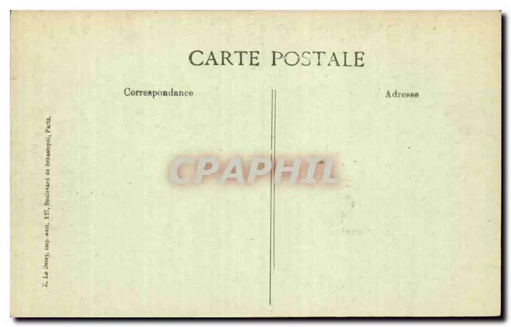 Militärparade in Paris — 14. Juli 1916 — vor der Madeleine - Rückseite