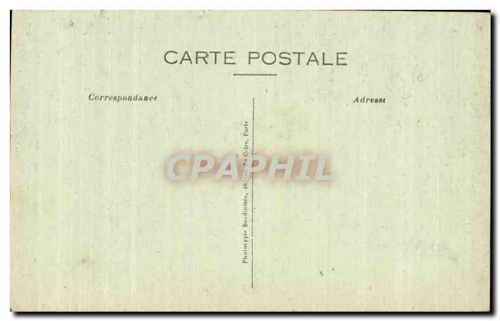 Barcy Denkmal — Schlacht an der Marne — Phot-Express Visé Paris 995 - Rückseite