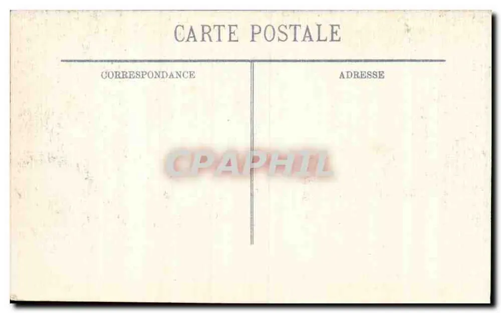Reims — Gebombte Straße — Cliché M. Lavergne, Reims - Rückseite