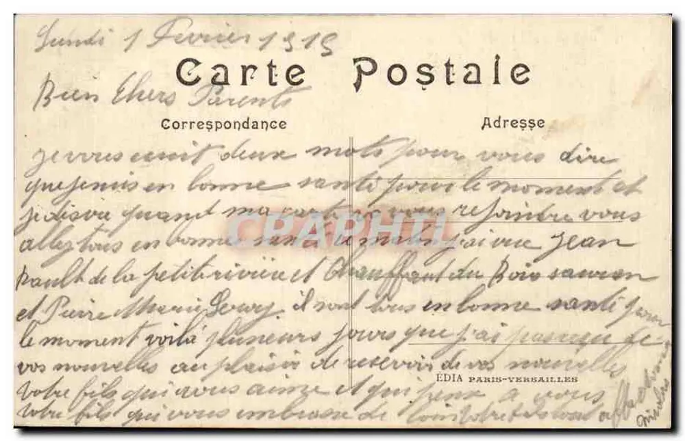 Kosaken Kavallerie — Krieg 1914 — Verlag L.I.C. Nr. 166 - Rückseite