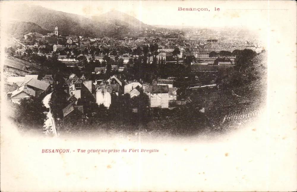 Besançon — Allgemeiner Blick vom Fort Bregille — Verlag unbekannt - Vorderseite