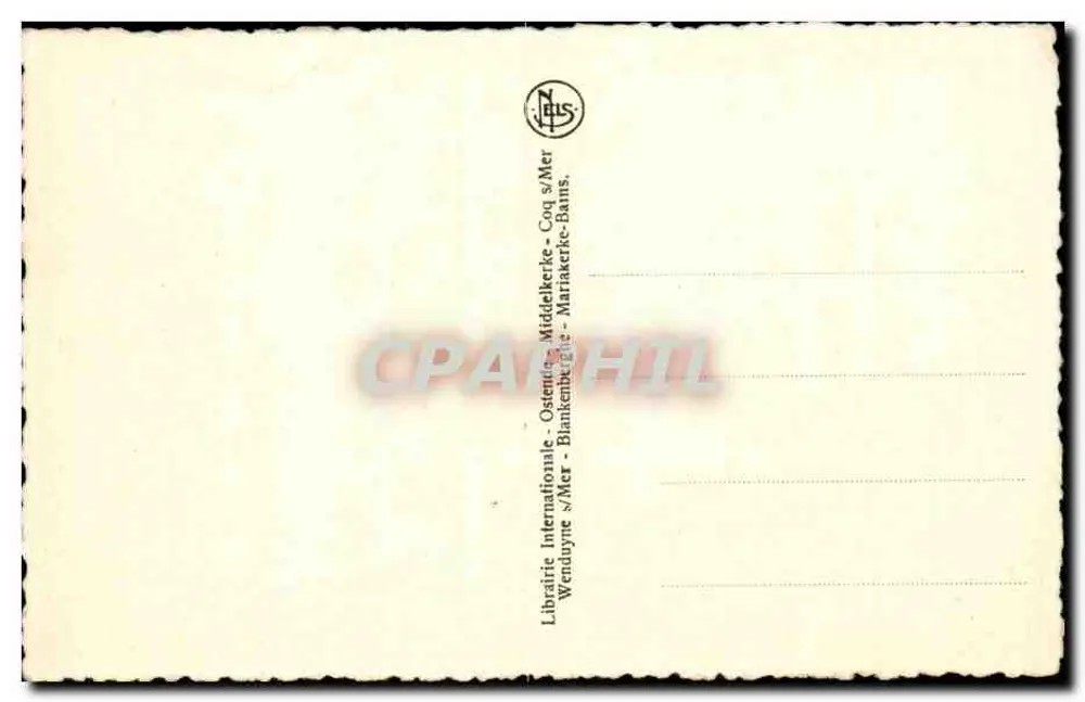 Ostende — Das Thermalpalast — Verlag J.B.S. - Rückseite