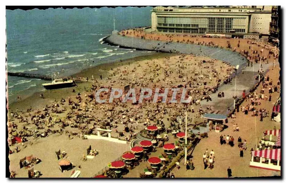 Ostend — Strand und Kursaal — Realisation Arts & Voyages Bruxelles - Vorderseite