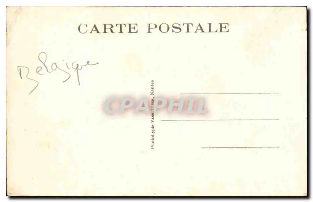 La Panne (Belgien) — Allgemeiner Blick vom Königshaus aus — L.C.H. Paris, Nr. 470 - Rückseite