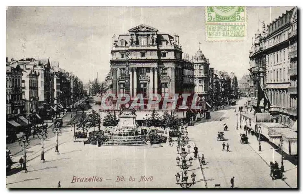 Brüssel — Boulevard du Nord — unbekannter Verlag, Seriennummer nicht sichtbar - Vorderseite