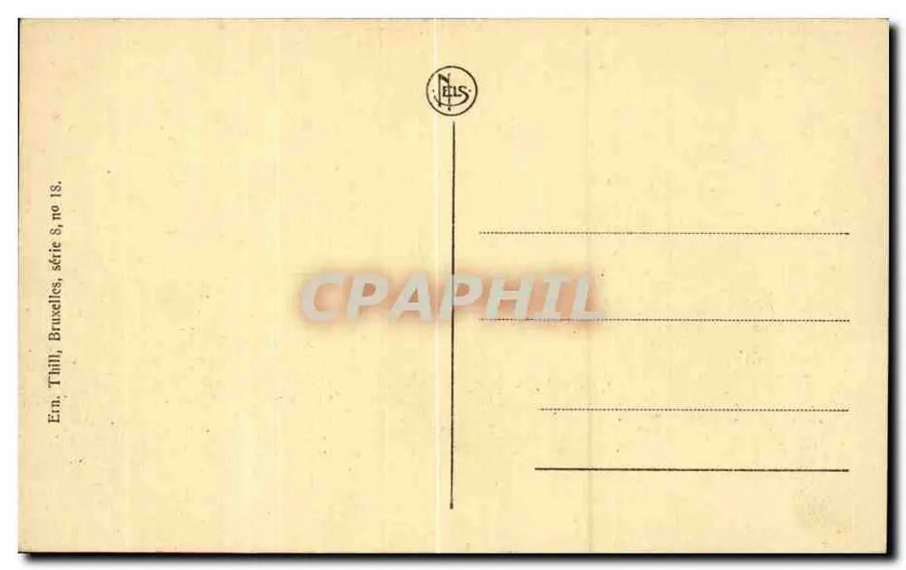 Liège - Place de la République Française — Verlag Thill, Serie 8, Nr. 18 - Rückseite