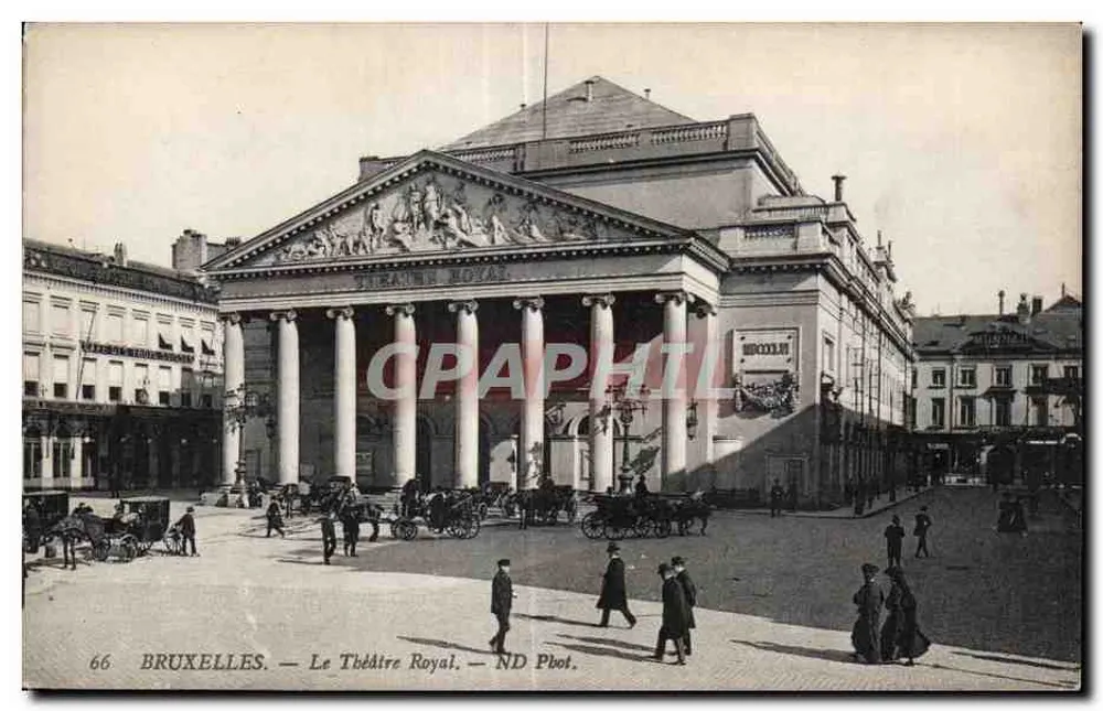 Brüssel — Das Königliche Theater — ND Fotografie - Vorderseite
