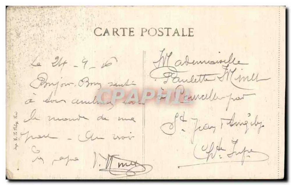 Clermont-en-Argonne — Vista generale — A. Gauther, edit., Saint-Dizier - Verso