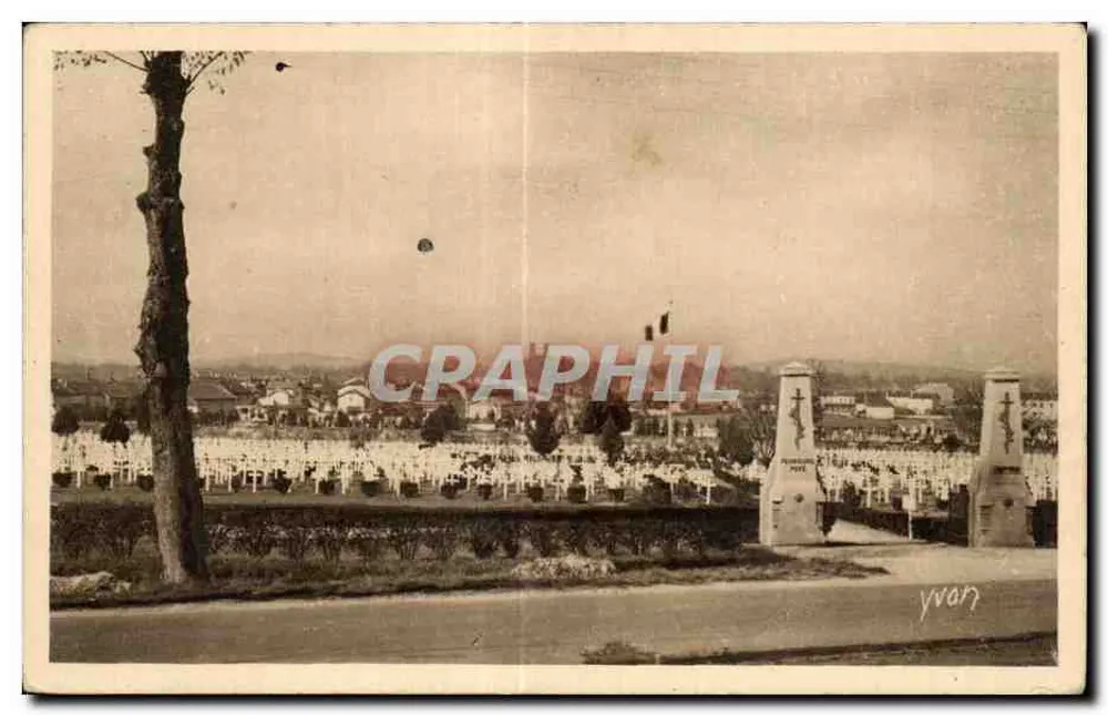 Militärischer Friedhof im Pavé-Viertel — Verdun (Meuse) — Verlag Yvon, Nr. 16 - Vorderseite