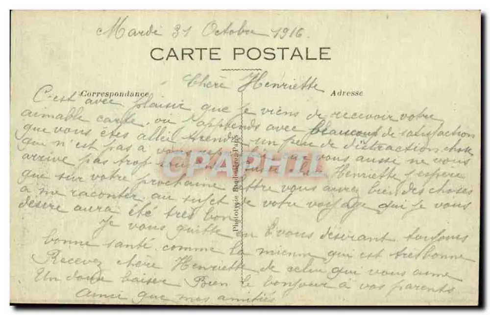 Triaucourt (Meuse) — Die Boches sind hier vorbeigekommen — Benoist, Edit. Bar-le-Duc - Rückseite