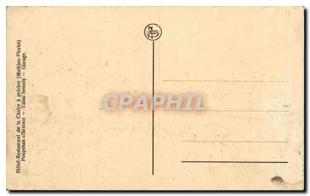Poupehan s/Semois — Die Semois stromabwärts — N.ELS - Rückseite