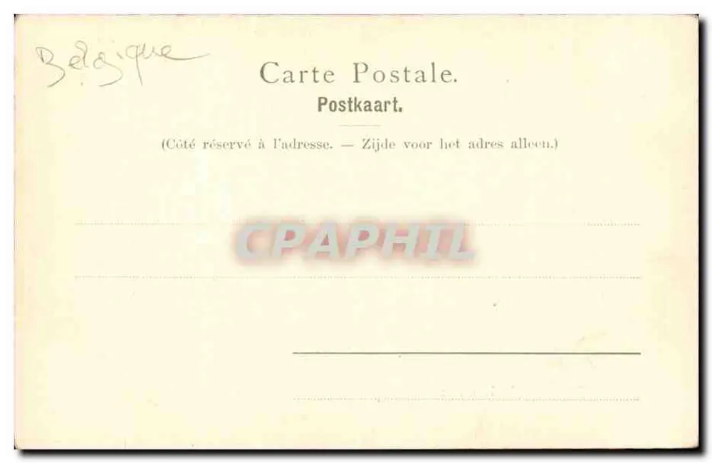 Place de l'Hôtel de ville — Brüssel — Stiegelm Co. Brüssel 4032 - Rückseite