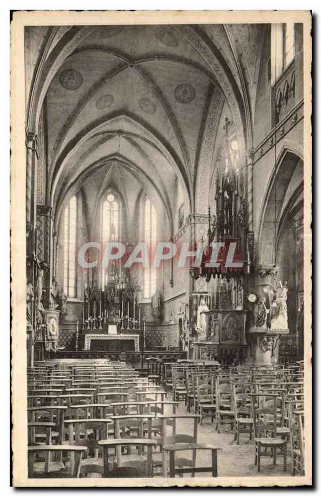 Innenansicht der Kirche — Barvaux-sur-Ourthe — Edition Henri Leruth-Manuquet - Vorderseite