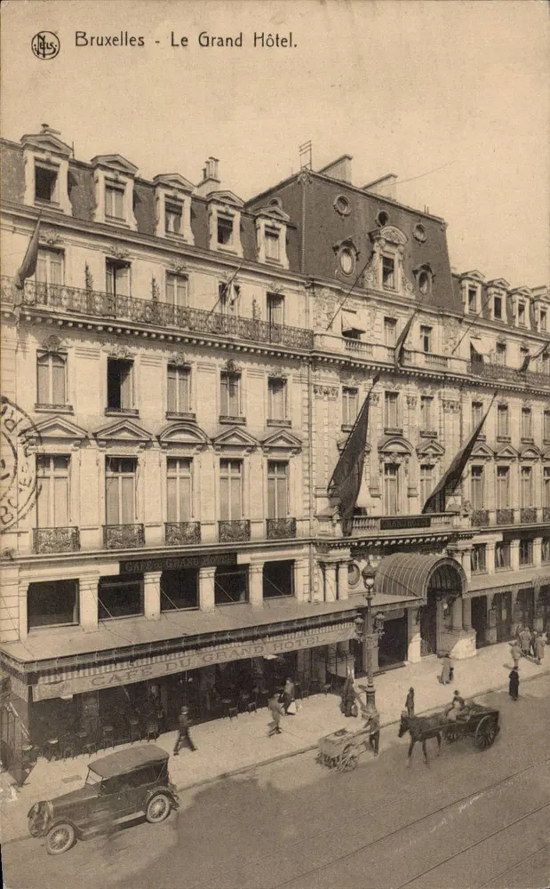 Brüssel - Das Grand Hotel — Verlag N. Leus, Seriennummer nicht sichtbar - Vorderseite