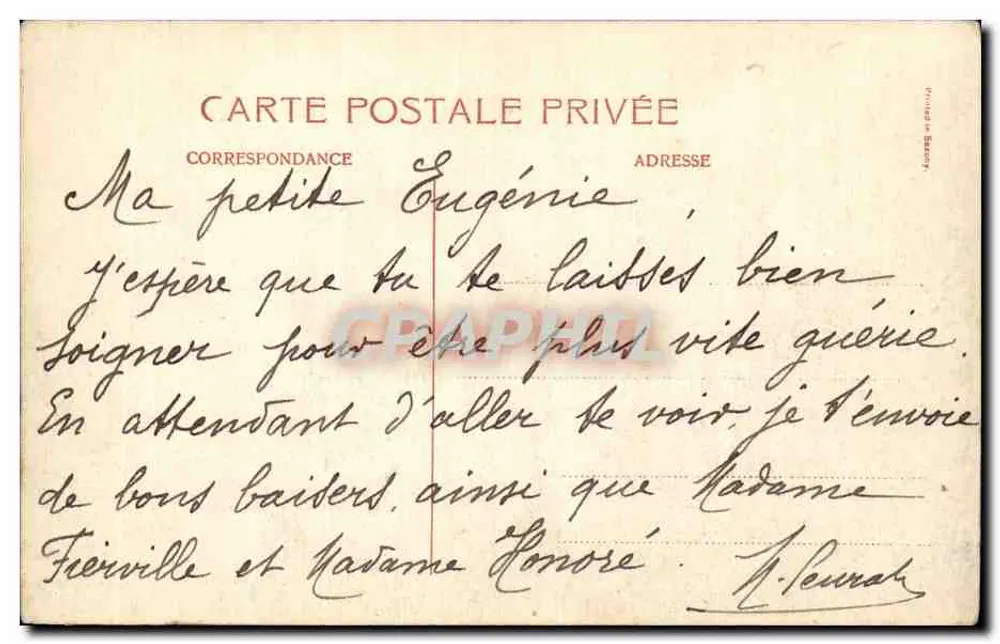 Ste. Anne de Beaupré — La Vieille Église — Éditeurs : Pruncau & Kirouac, Québec. - Verso