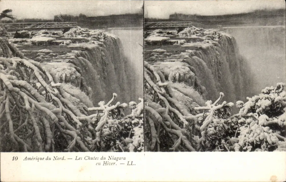 Nordamerika — Die Niagara-Fälle im Winter — LL. — Nr. 10 - Vorderseite