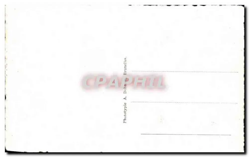 Bruxelas - Casas das Corporações - Gildenhuizen - Fototipia A. Dohna, Bruxelas - Verso