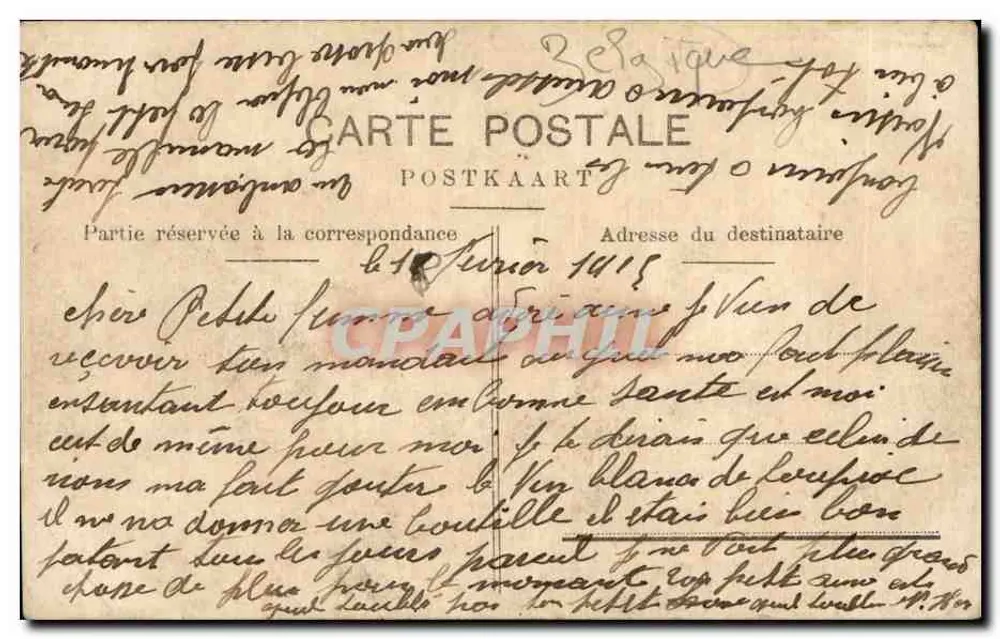 Furnes — Rue de la Panne und Straßenbahnhaltestelle — Nr. 27 - Rückseite