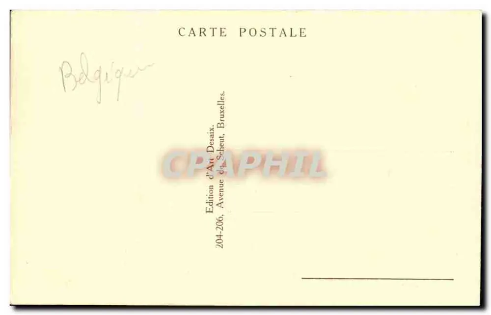 Liège — Quai de la Batte — Depôt des Verlags Dejay - Rückseite