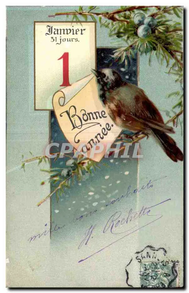 Januar — 31 Tage — G.E. Paris - Vorderseite