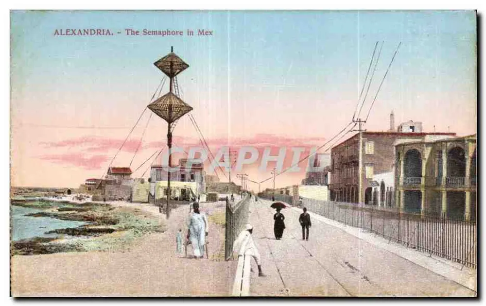 Alexandria - Der Semaphor am Mex - L.C. - 75 - Vorderseite