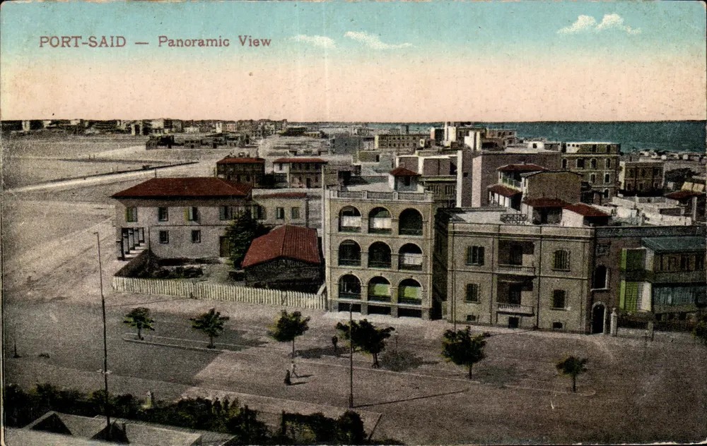 Port-Saïd — Vista Panorâmica — The Cairo Post-Card Trust, Ph. N. 487 - Frente