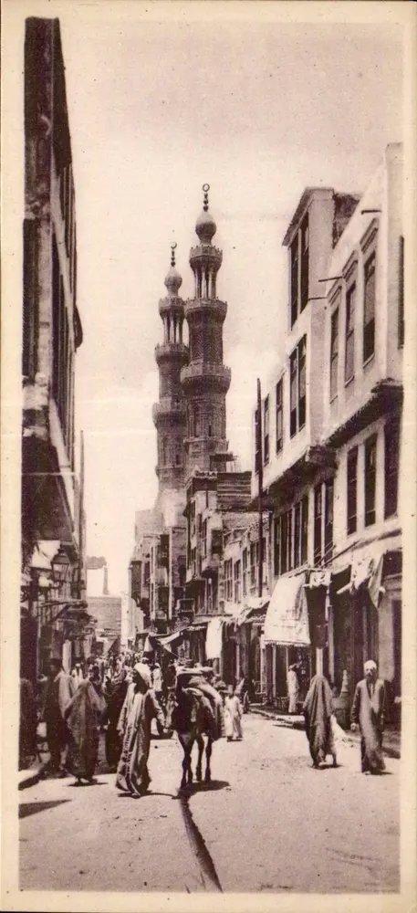 O Caire — Derb-el-Ahmar — Imp. Lévy Frères, Paris - Frente