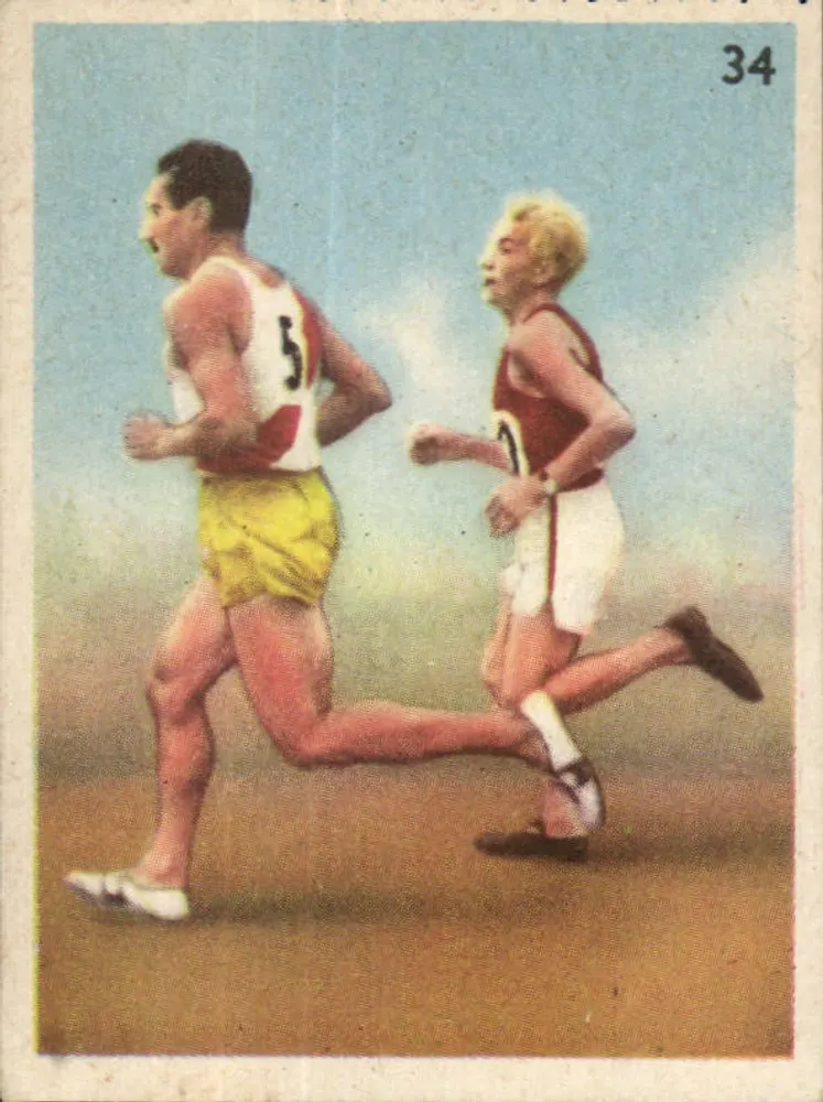 Marathon — Sport — La Ruche Moderne Nr. 34 - Vorderseite