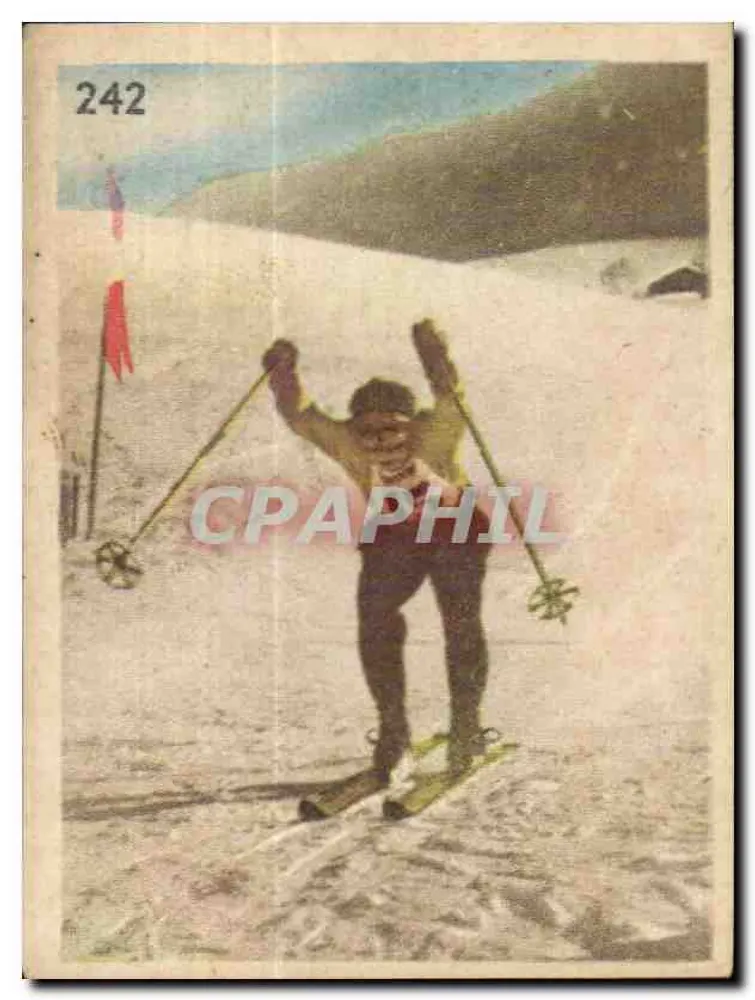 Ski — Ankunft einer Abfahrt — La Ruche Moderne, n°242 - Vorderseite