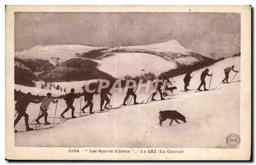 Winter-Sport — Ski (Das Rennen) — Kunstausgabe MALECERIT-BREMOND Le Pay - Vorderseite