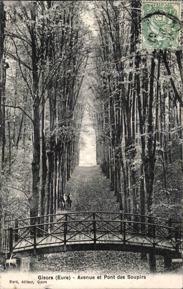 Gisors (Eure) - Avenue und Brücke der Seufzer — Verlag Biard, Gisors - Vorderseite