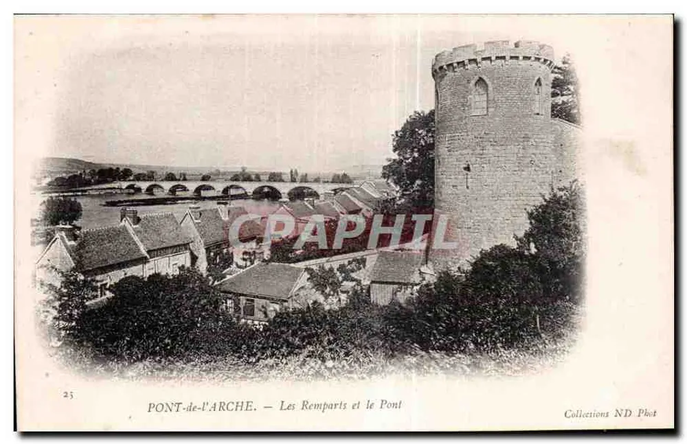 Brücke von ARCHE — Die Mauern und die Brücke — Sammlung ND Phot - Vorderseite