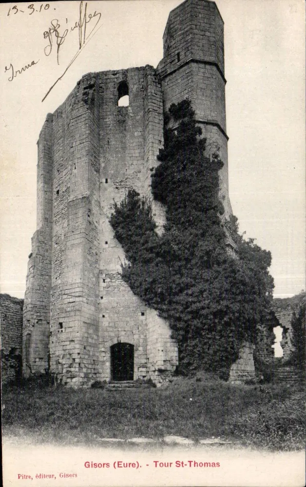 Gisors (Eure) — Wieża św. Tomasza — wydawnictwo Pitre, Gisors - Awers