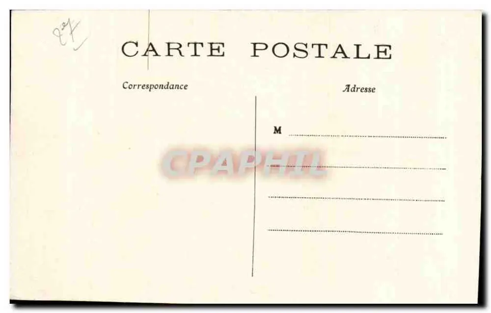 Gisors - Ansicht der alten Burgpforte — Verlag: Petite éditeur, Gisors, Nr. 8 - Rückseite