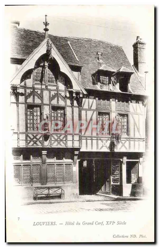 Louvières — Hotel do Grande Cervo, Século XVI — Coleções ND. Fot. - Frente