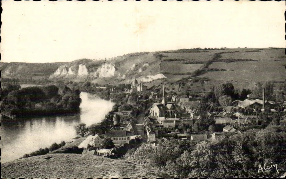 Les Andelys (Eure) — Vista geral — Alain - Frente