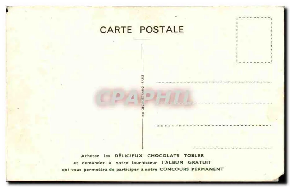 Carro de corrida Bugatti (França) — ilustração — R.A. (assinado) - Verso