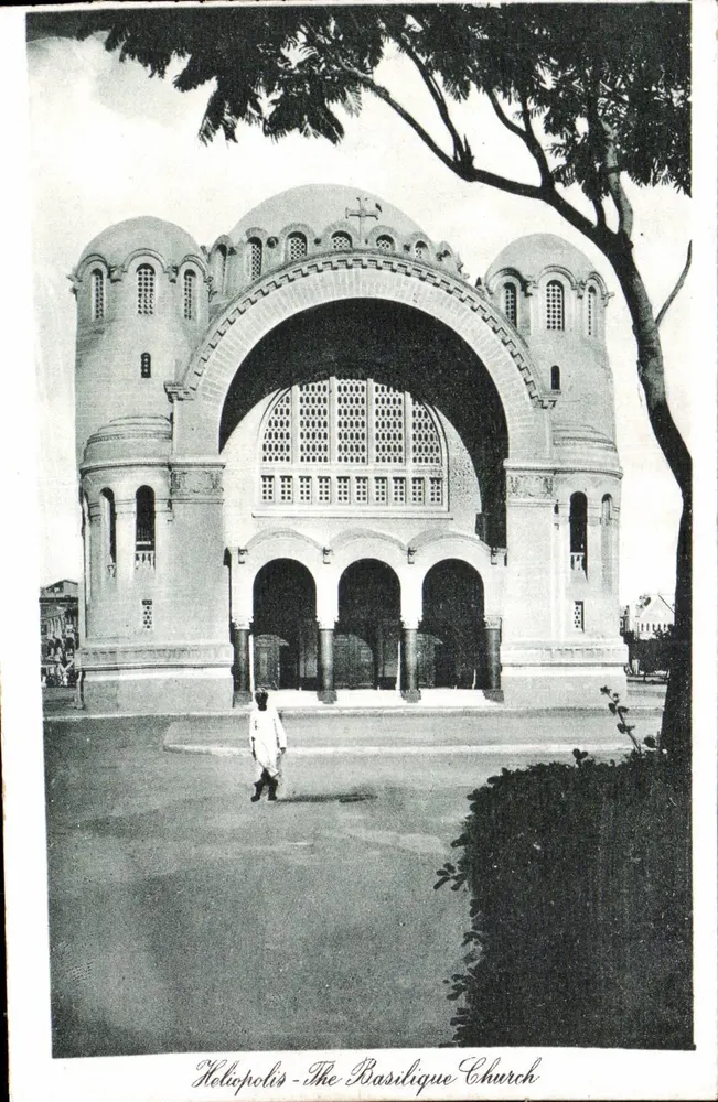 Heliopolis — Die Basilika Kirche — Verlag Leinert & Landrock, Kairo - Vorderseite