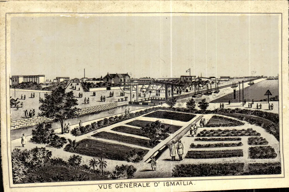 Allgemeiner Blick auf Ismaïlia — anonyme Ausgabe - Vorderseite