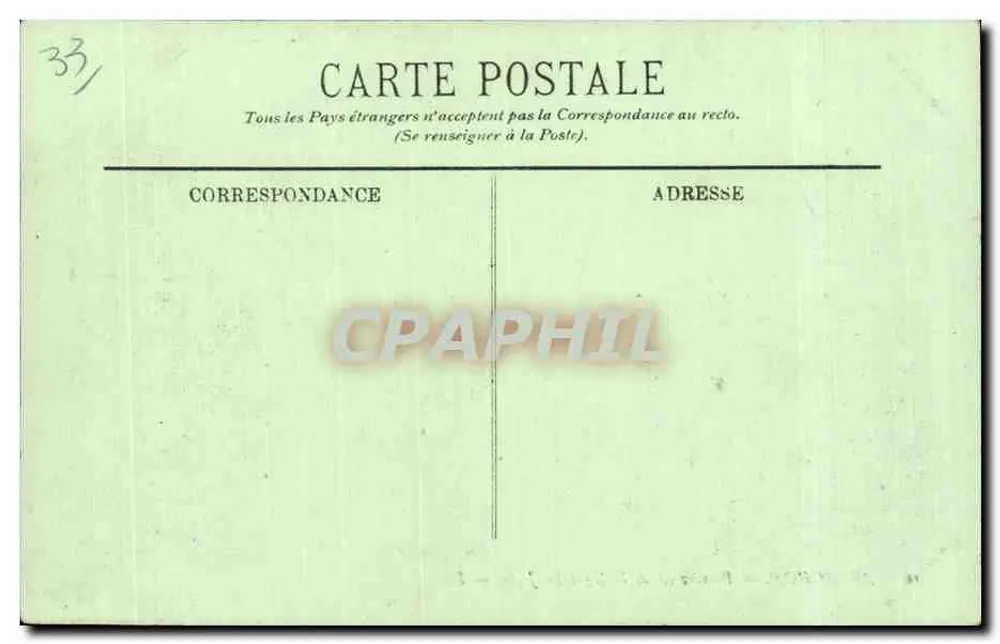 Arcachon — Perspectiva da Nova Dique — LL. n°16 - Verso