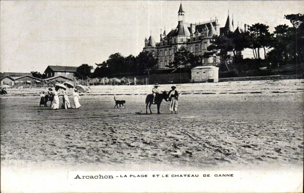 Arcachon - Die Strand und das Schloss Ganne — MESS - Vorderseite